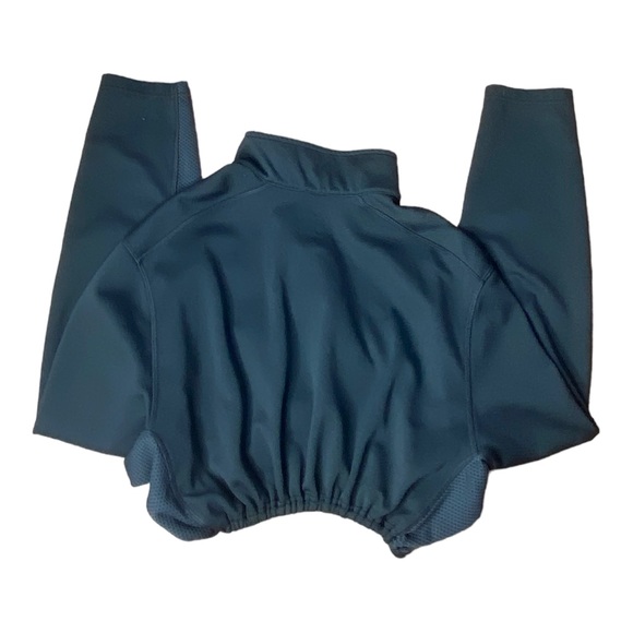 University of North Carolina Reworked Quarter Zip Crop Pullover - Picture 4 of 4